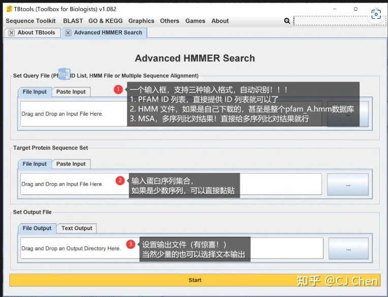 advance HMMER Search